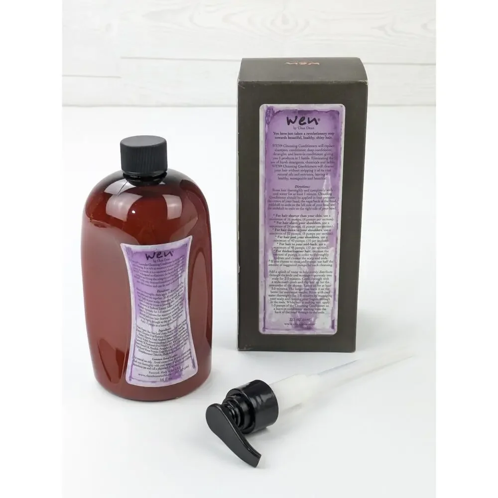 WEN by Chaz Dean Lavender Cleansing Hair Conditioner 16oz (480ml) New/Sealed